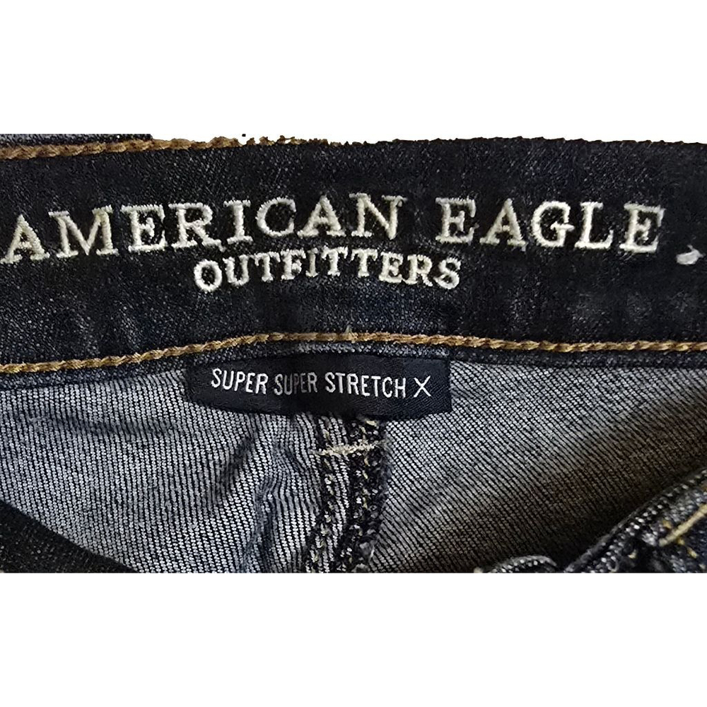 Women's American Eagle Jeans 4 Short Hi-Rise Jegging Super Super Stretch X Star - Picture 5 of 10